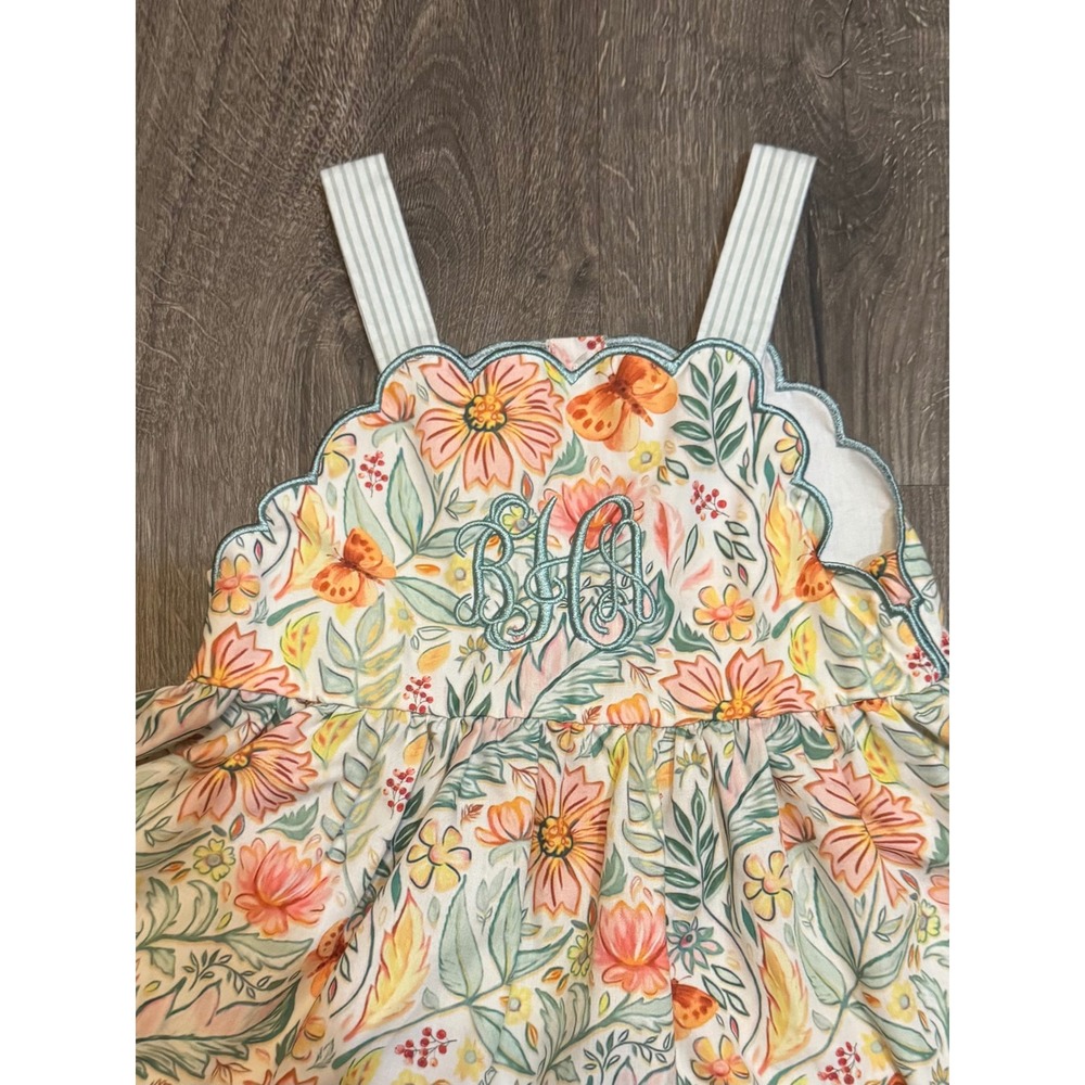 "bHa" monogrammed Sweet larose boutique girls set‎